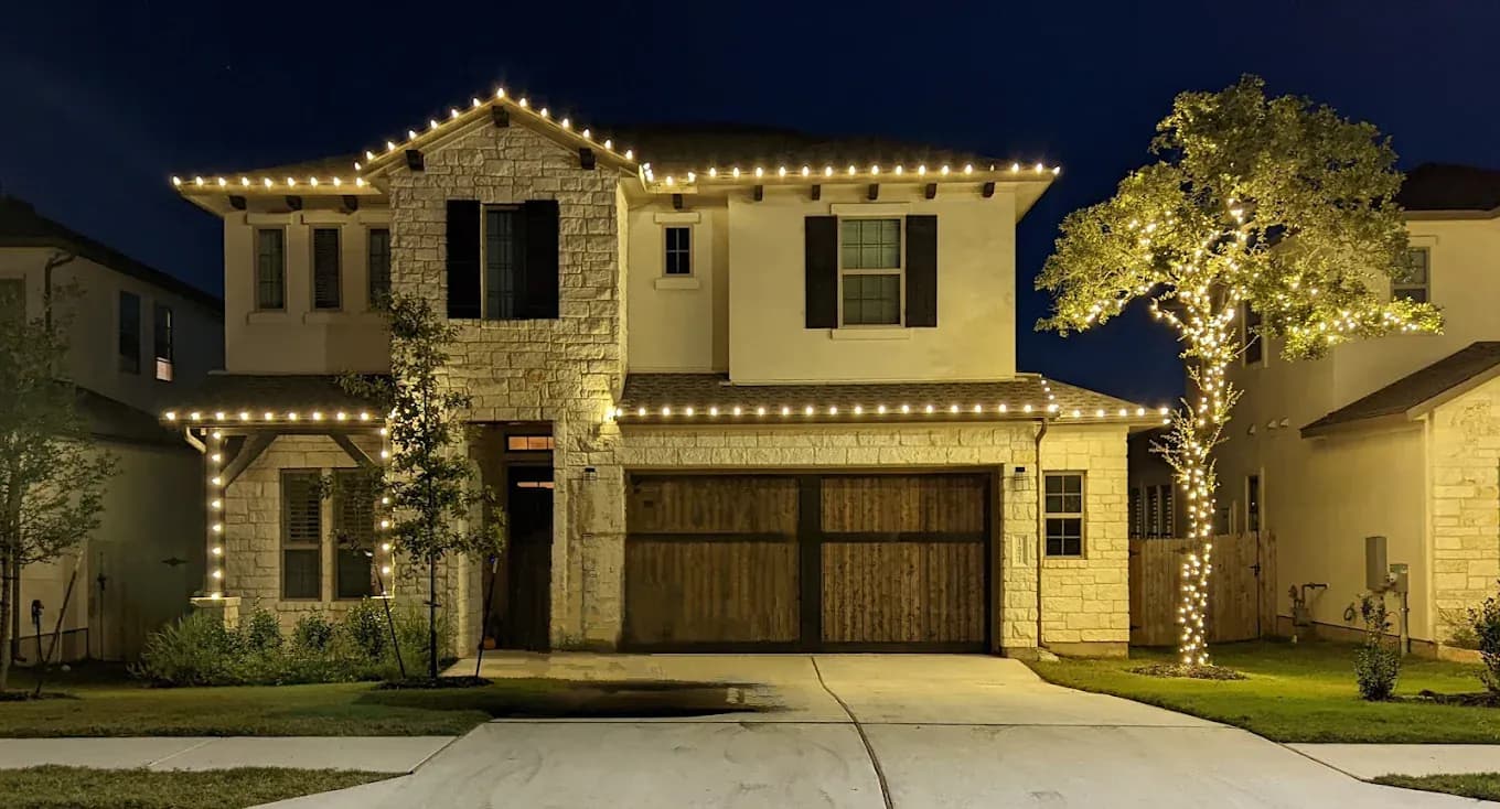 Example of custom design & consultation by Atlanta Christmas Lighting Co